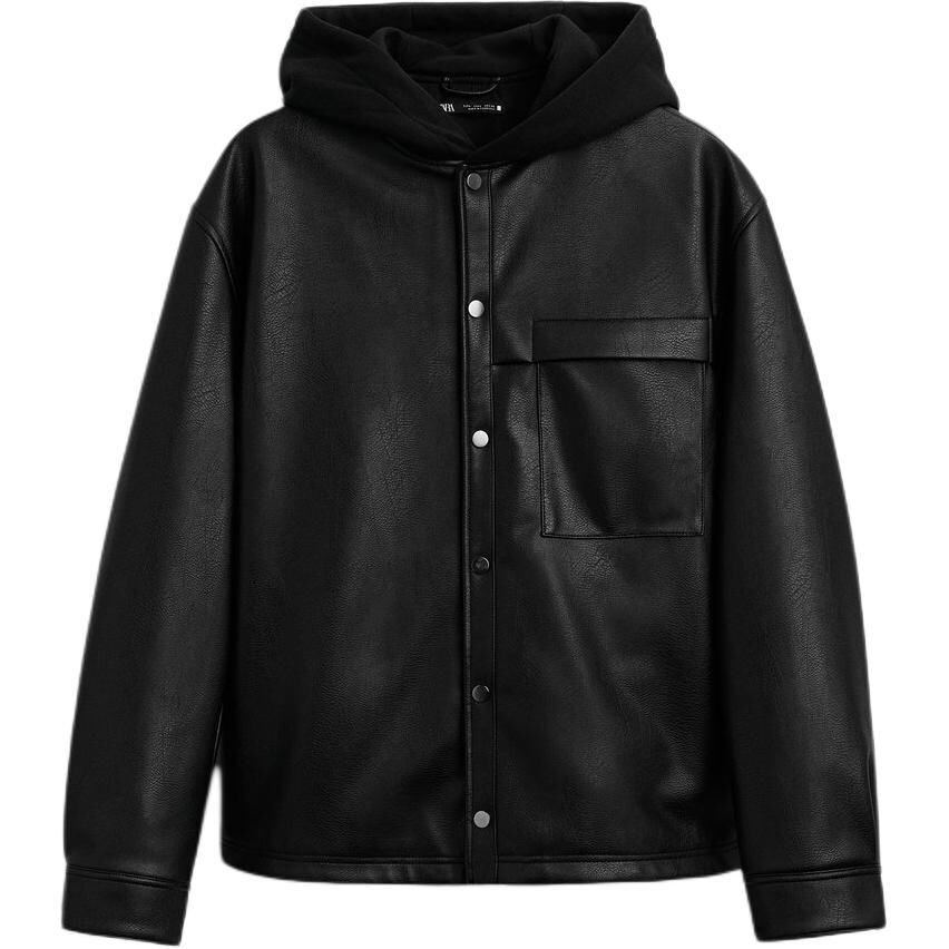 

Куртка мужская черная Zara, черный