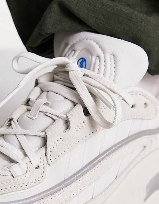 

Бело-серебристые кроссовки adidas Originals Oznova