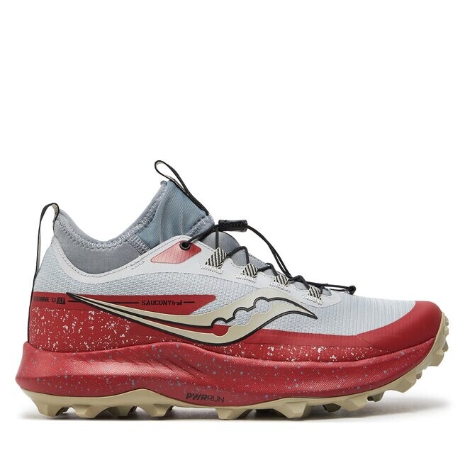 

Кроссовки Saucony Peregrine 13 St S20840-105 Cloud/Paprika, красный/серый