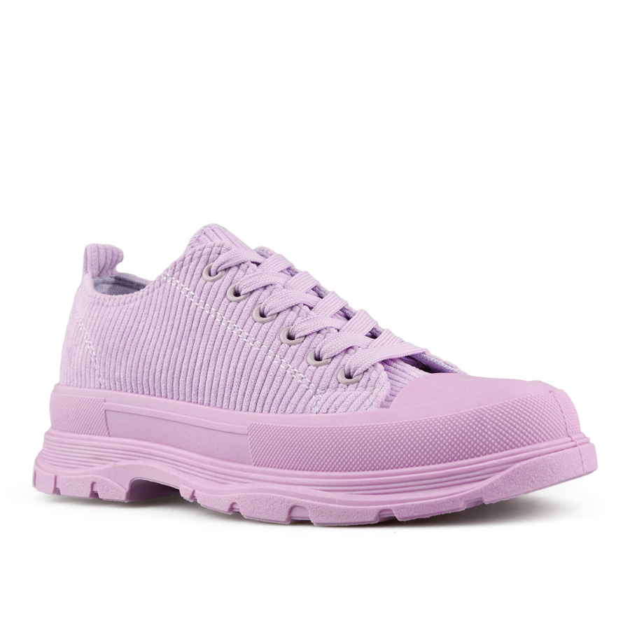 Фиолетовые женские кроссовки на платформе Tendenz