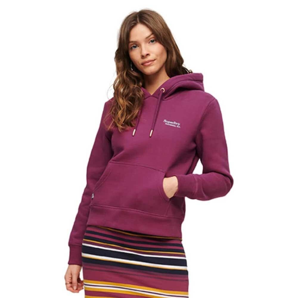 

Худи Superdry Essential Logo, фиолетовый