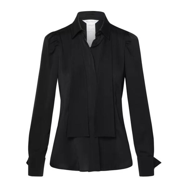 

Футболка silk shirt Max Mara, черный
