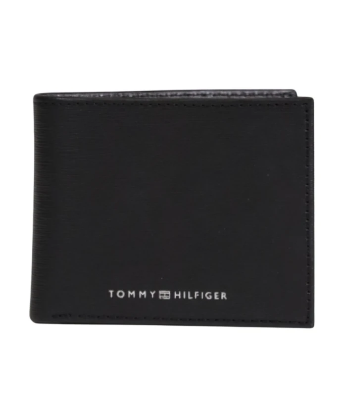 

Кожаный кошелек Mini cc из осенне зимней коллекции Tommy Hilfiger, черный