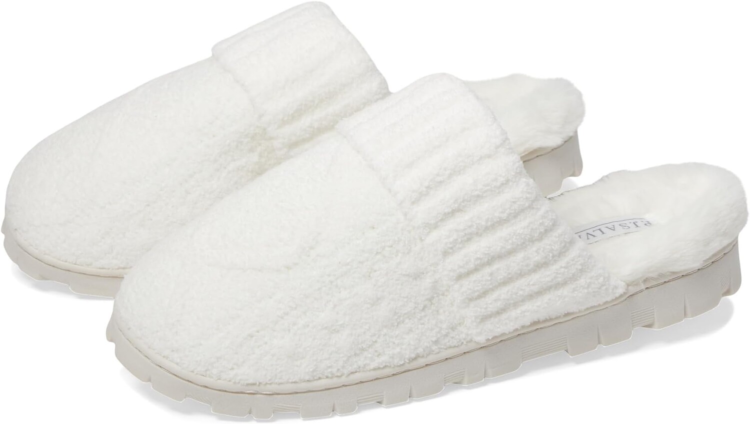 

Тапочки Cable-Knit Fluffy Slipper P.J. Salvage, слоновая кость