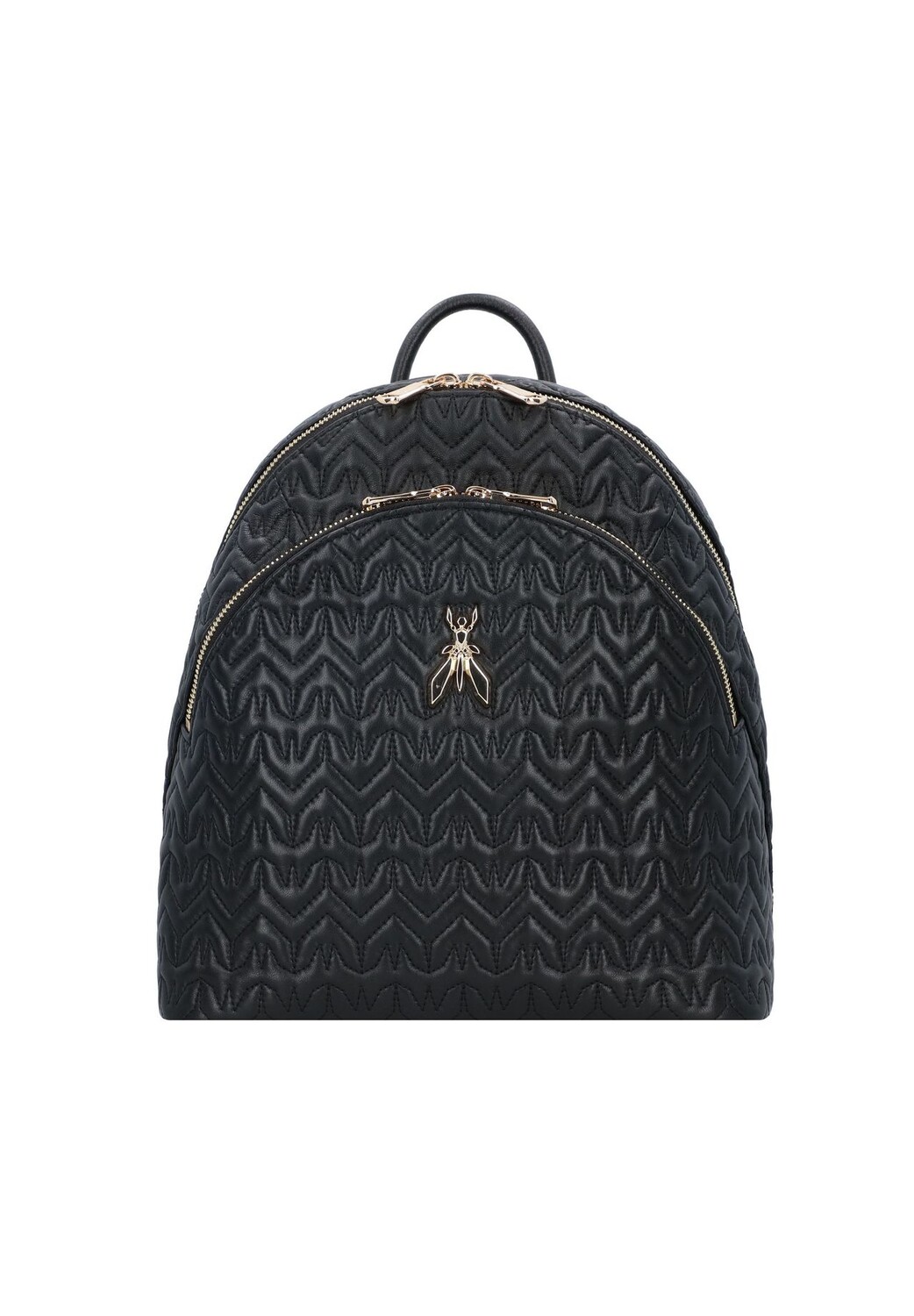 

Рюкзак Fly Monogram Matelassè City кожаный 29 см PATRIZIA PEPE, цвет Nero
