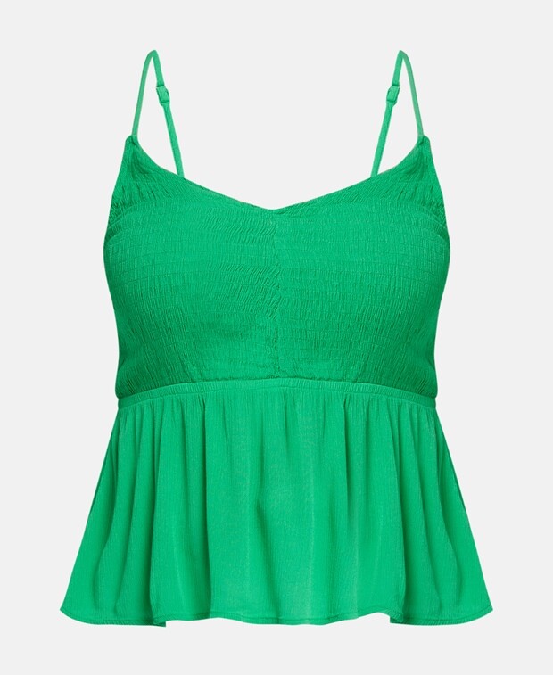 

Топ на тонких бретельках Vero Moda Curve, лаймовый