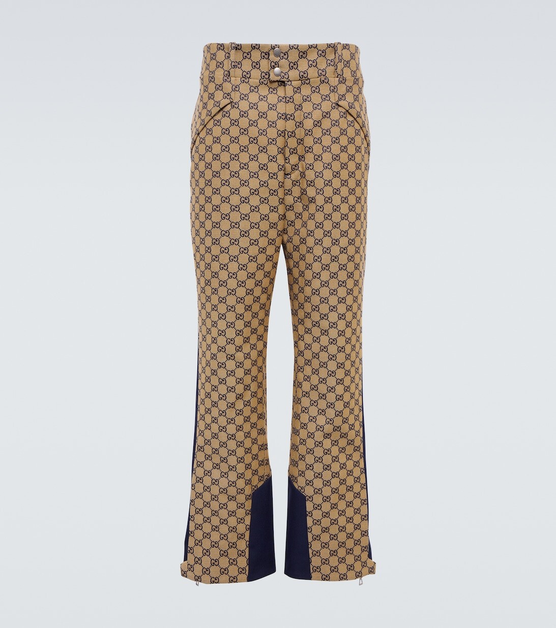 

Лыжные брюки с логотипом GG Gucci, бежевый