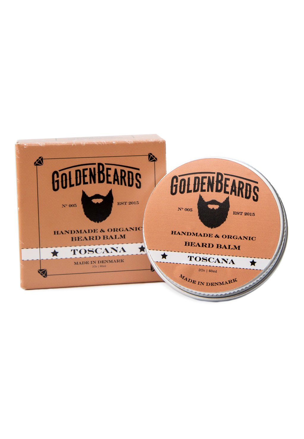 Уход за бородой BEARD BALM Golden Beards, цвет toscana