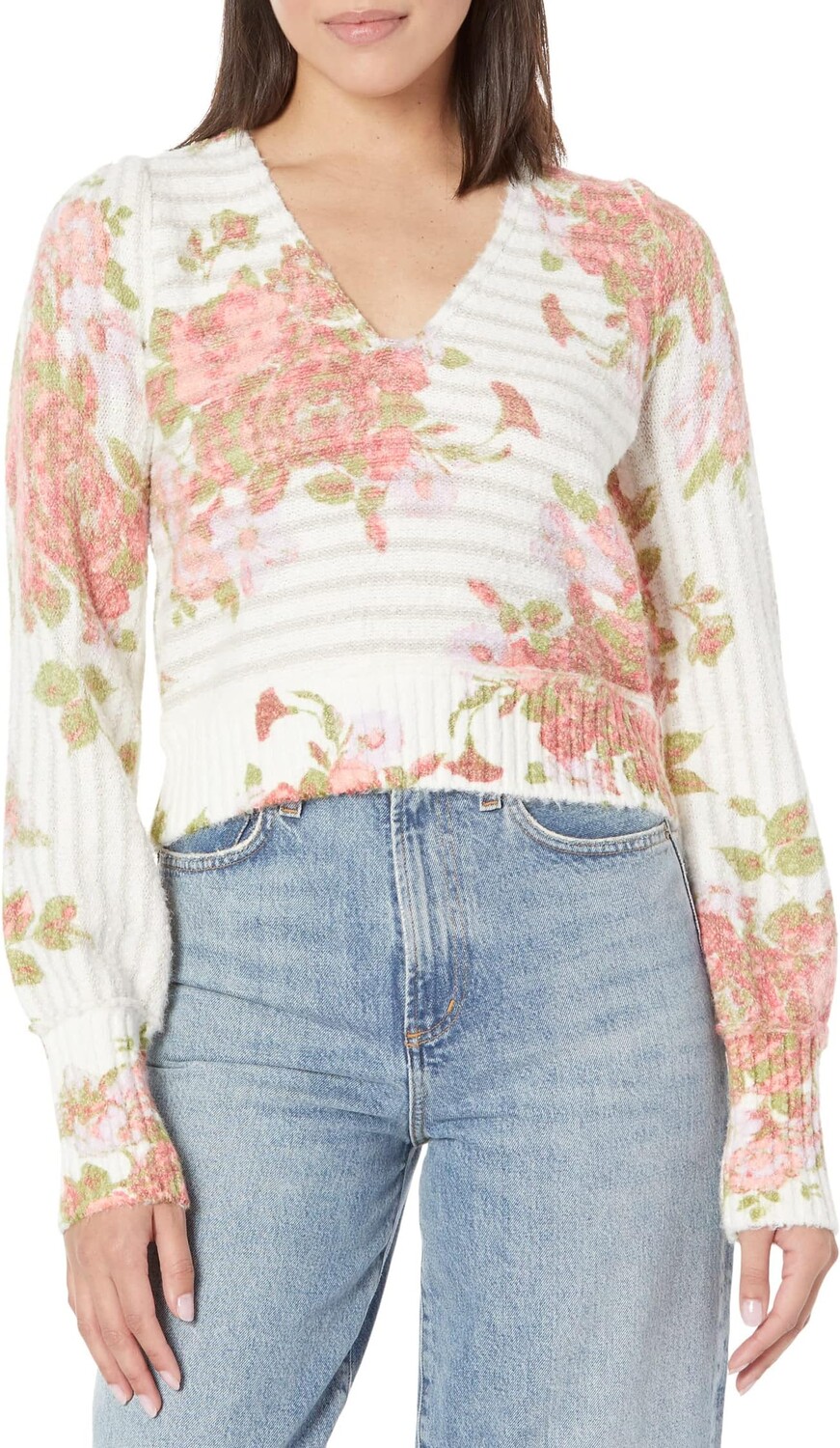 

Свитер «Кровать из роз» Free People, цвет Candy Combo
