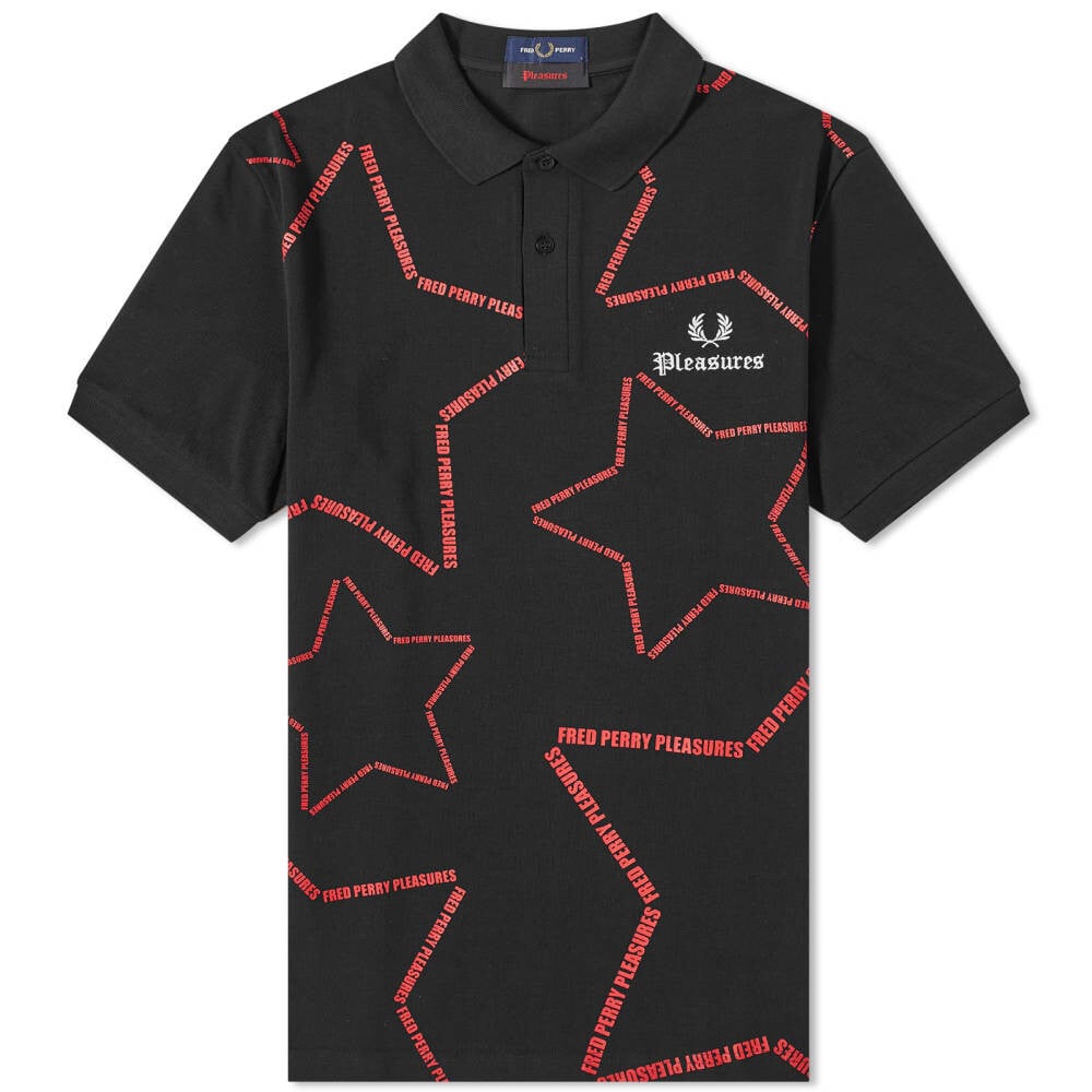 

Поло Fred Perry x Pleasures Star, черный