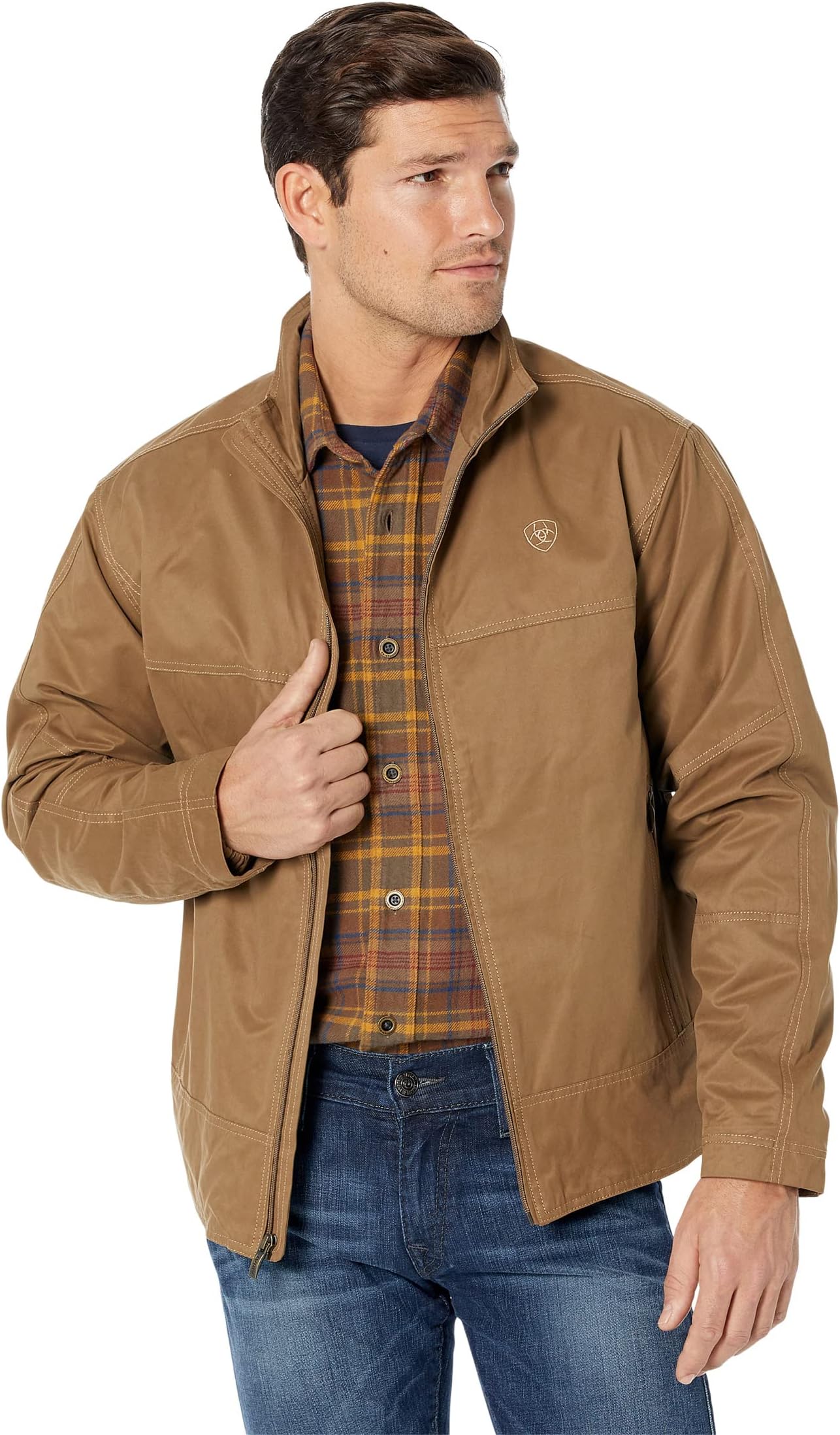 Куртка Grizzly Canvas Lightweight Jacket Ariat, цвет Cub