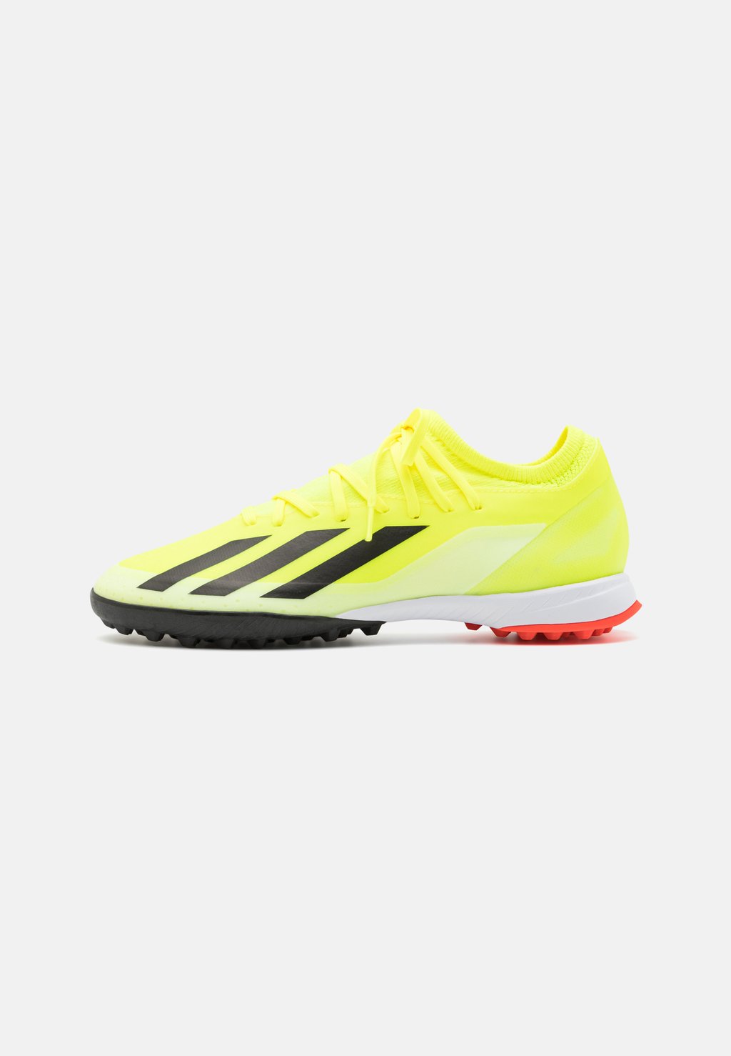 футбольные бутсы с шипами X Crazyfast League Tf Adidas, цвет team solar yellow/core black/footwear white