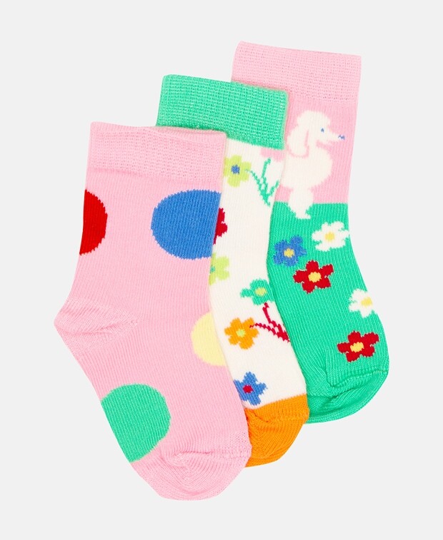 

Носки, упаковка 3 шт. Happy Socks, зеленый