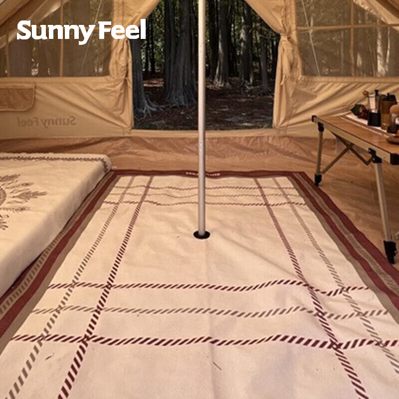 

Sunnyfeel Mountain складной хлопковый двусторонний плетеный коврик для хранения на открытом воздухе коврик для пикника/коврик в ломаную клетку маленький