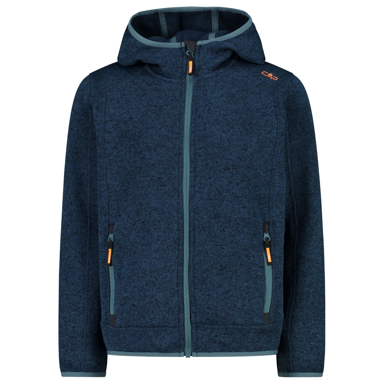 цена Флисовая жилетка Cmp Boy's Fix Hood Jacquard Knitted, цвет Bluesteel/Antracite