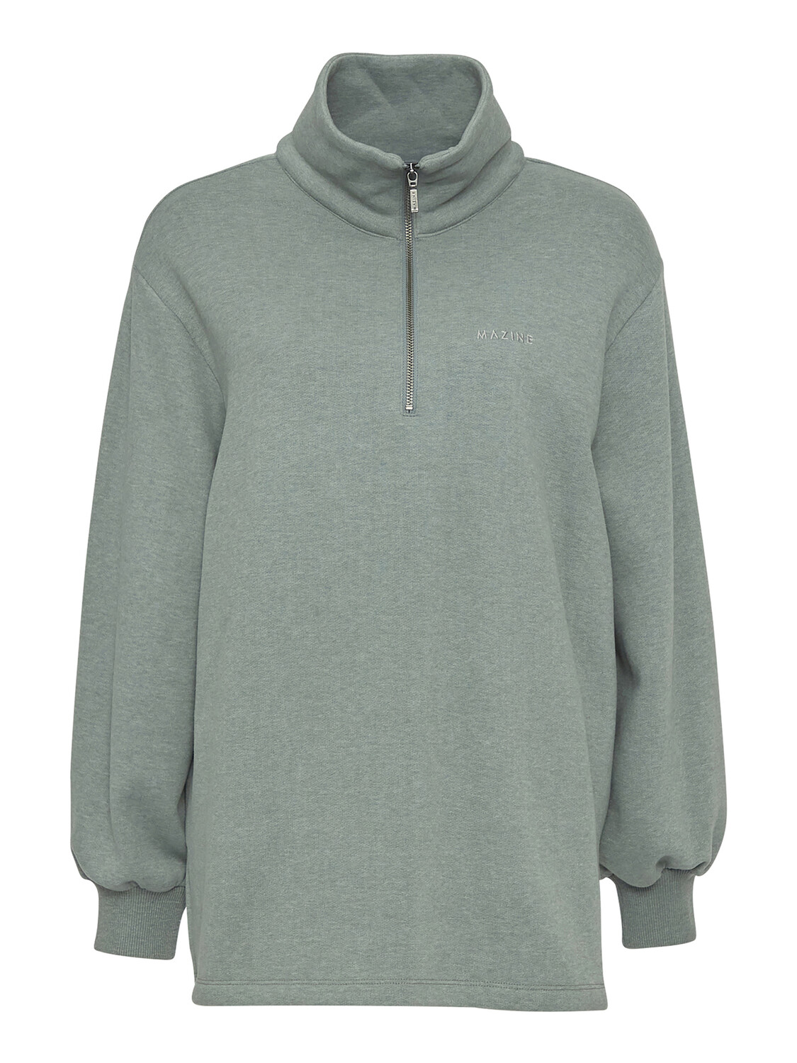 

Толстовка MAZINE Barry Half Zip, цвет pale ocean mel.