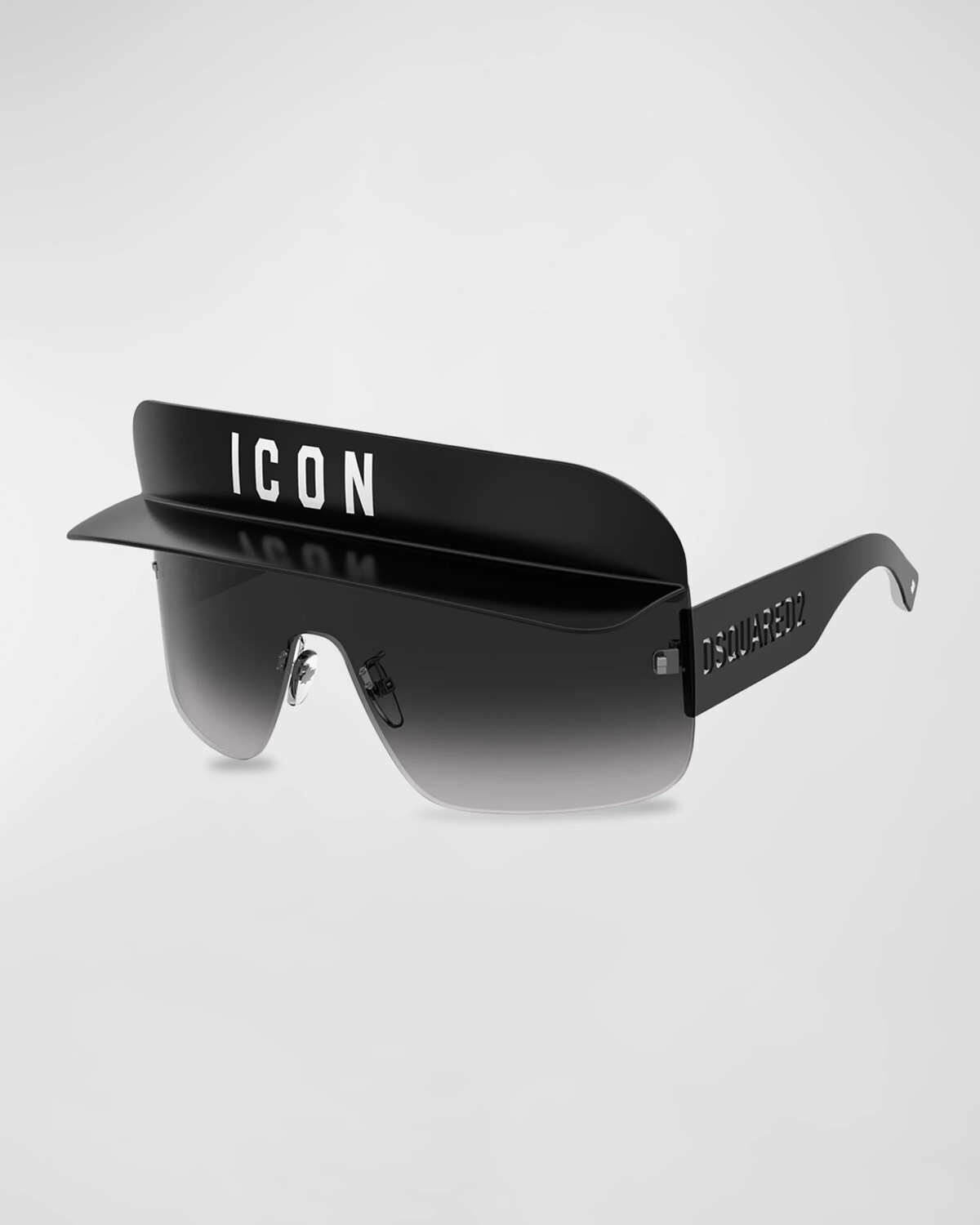 

Мужские солнцезащитные очки Icon Visor Top Bar Mask Dsquared2, цвет Black