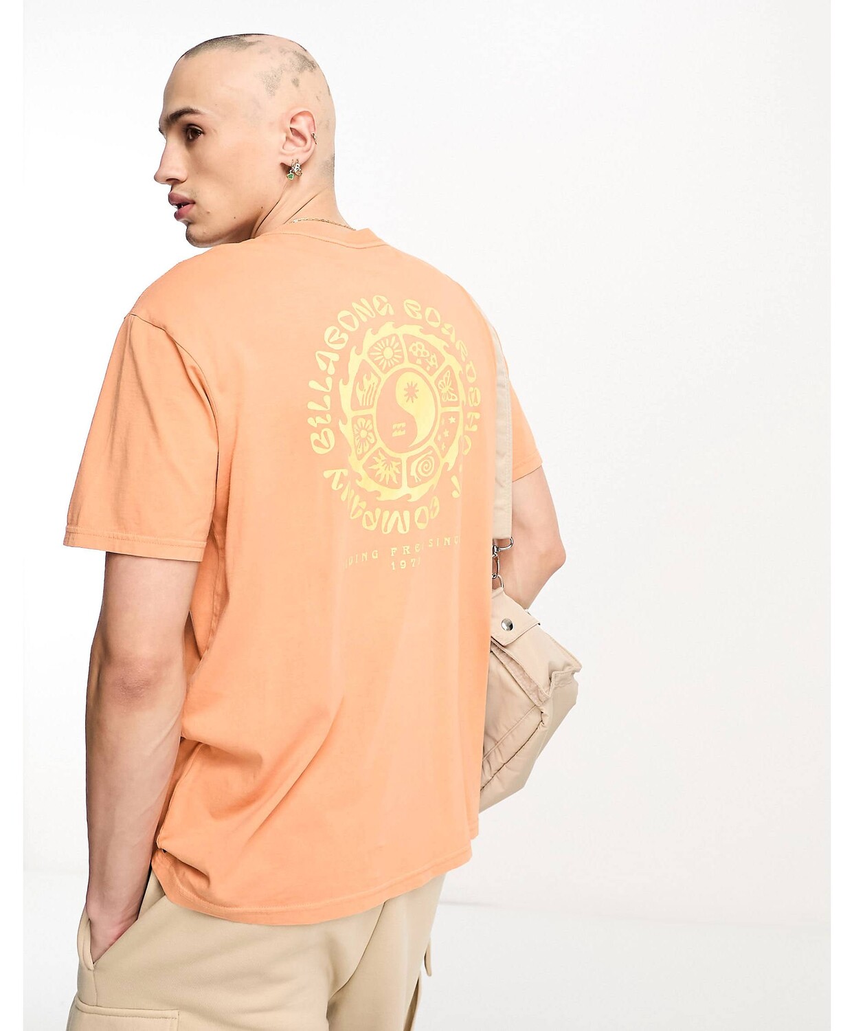 

Оранжевая футболка Billabong Connection, Оранжевый
