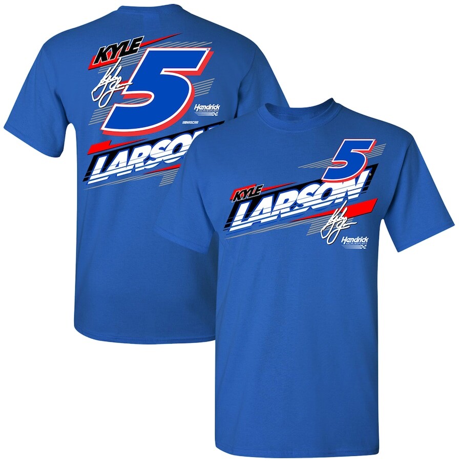 

Футболка с коротким рукавом Hendrick Motorsports Team Collection Kyle Larson, роял