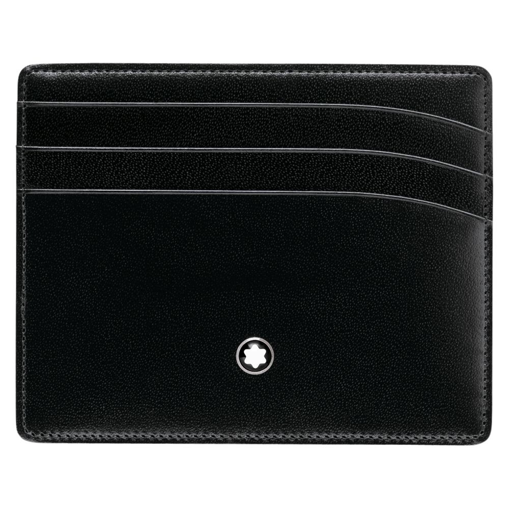 

Кожаный кошелек на 6 карт Montblanc Meisterstück, черный