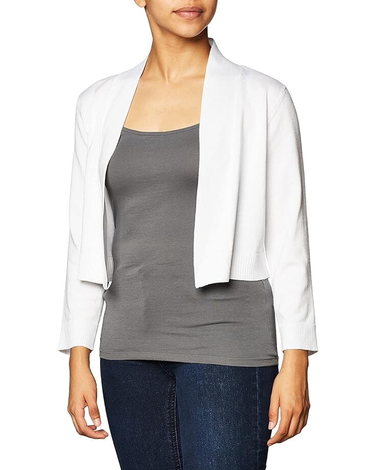 

Свитер Calvin Klein Solid Rayon Knit Shrug, белый