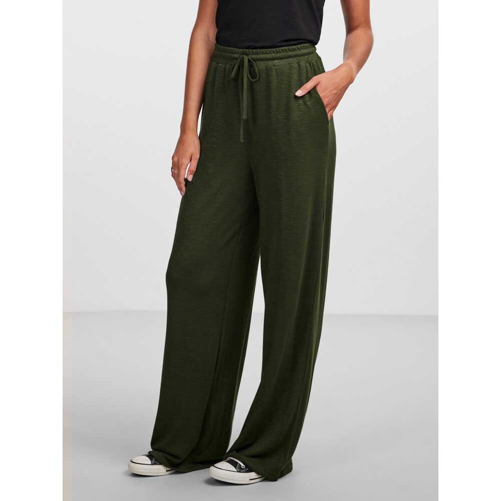 

Брюки Pieces Nollie High Waist, зеленый