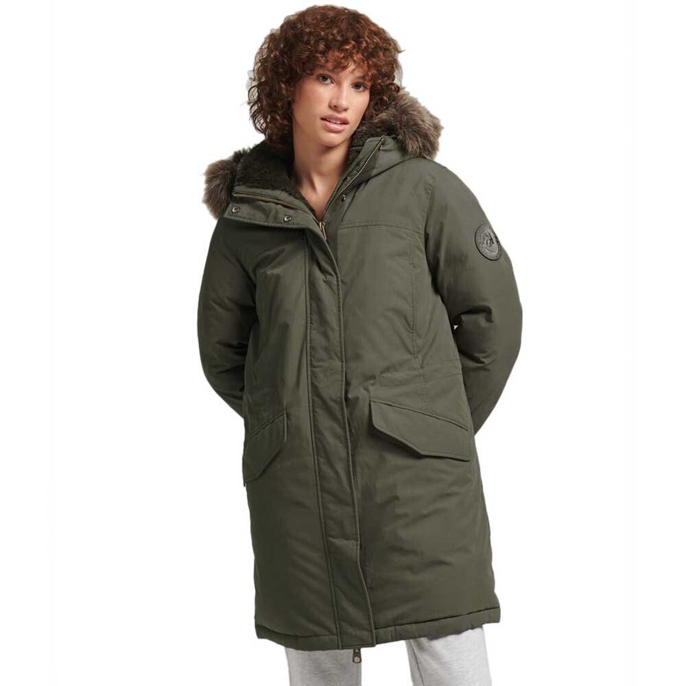 

Куртка Superdry Vintage Down Everest, зеленый