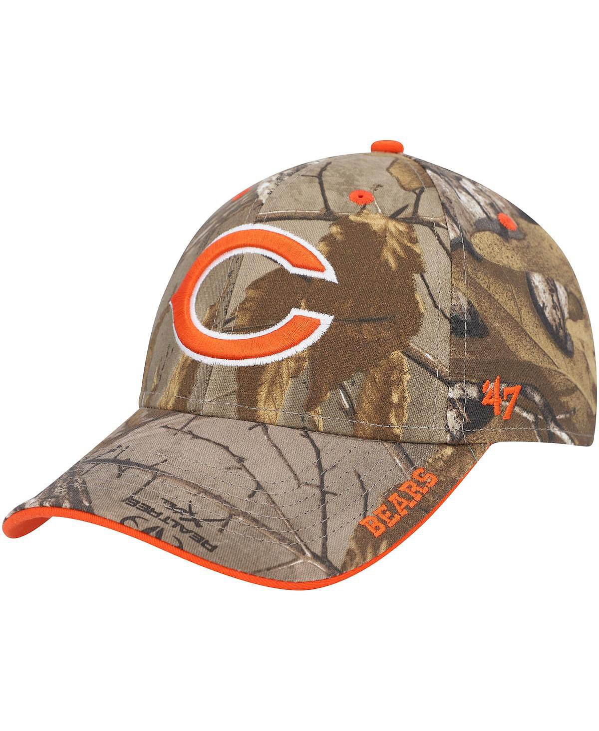 Мужская регулируемая шапка Realtree Camo Chicago Bears Frost MVP '47 Brand