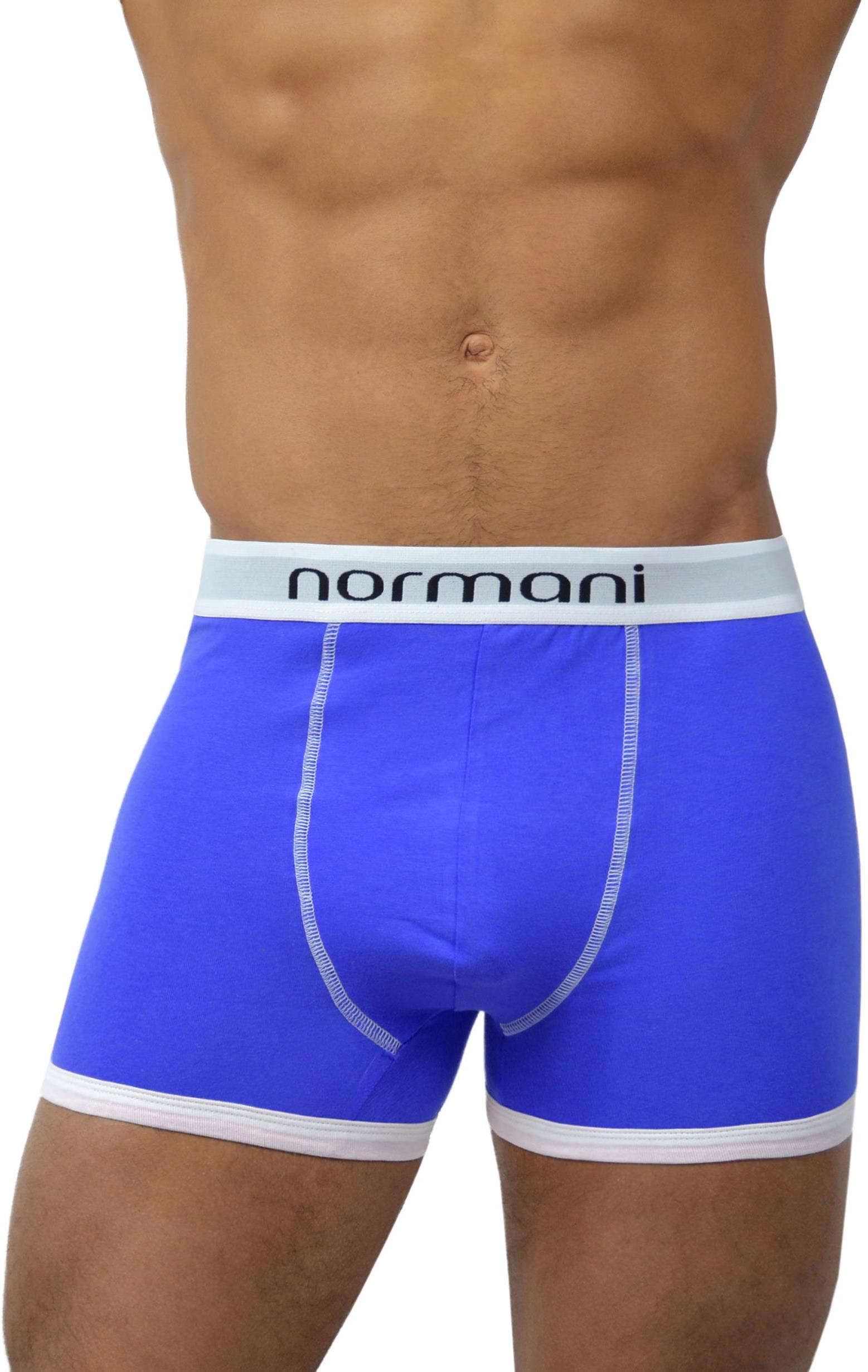 цена Боксеры normani 6 Stück Retro Boxershorts aus Baumwolle, цвет Retro Blau