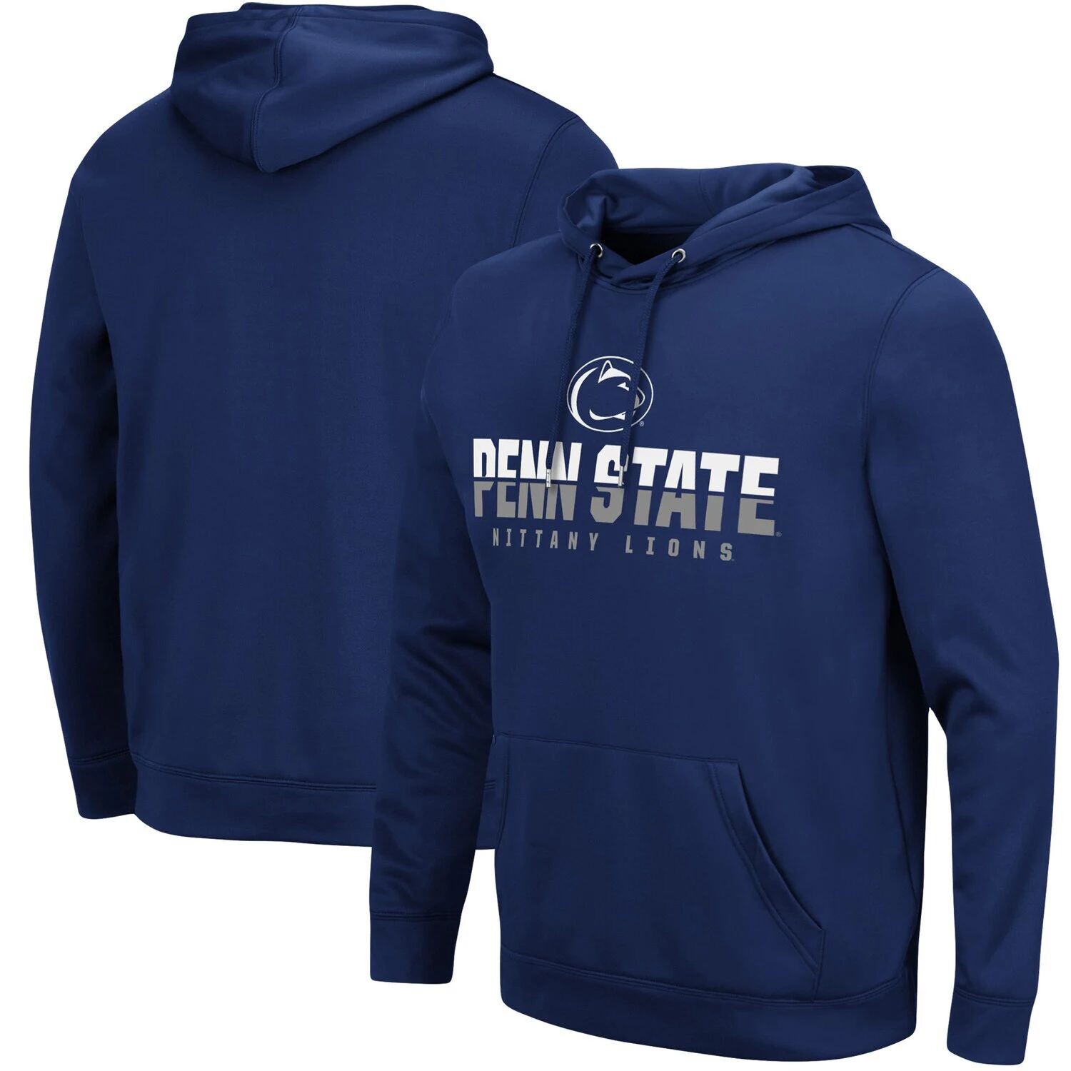 

Мужской темно-синий пуловер с капюшоном Penn State Nittany Lions Lantern Colosseum