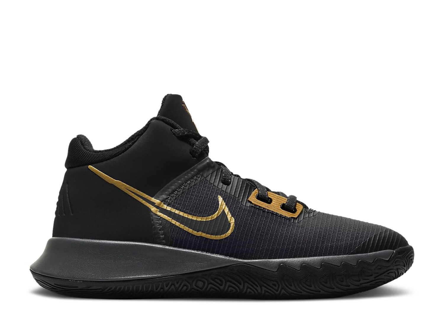

Кроссовки Nike Kyrie Flytrap 4 Gs 'Black Metallic Gold', черный