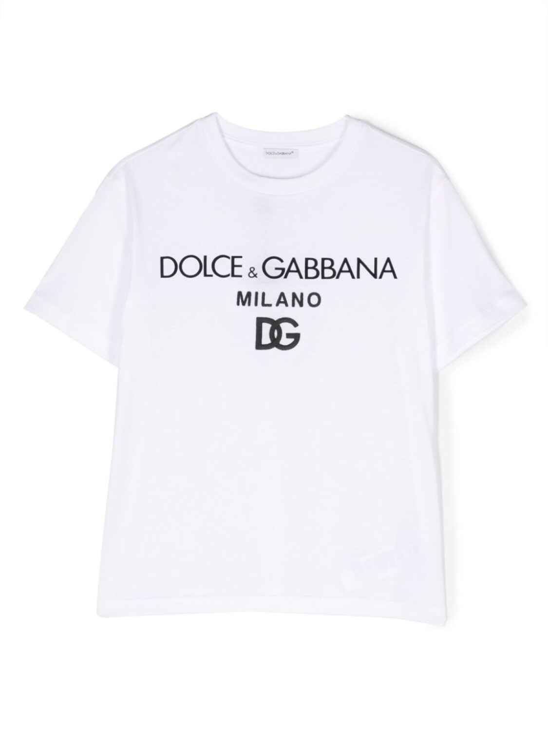 

Dolce & Gabbana футболка с логотипом DG Milano, белый