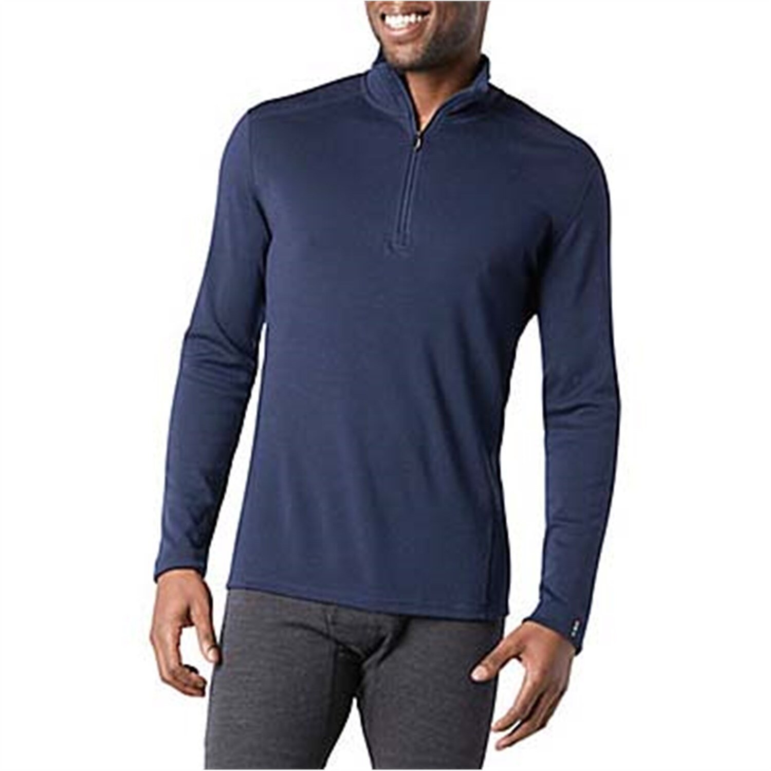 

Базовый слой Smartwool Classic Thermal Merino 1/4 Zip Top, цвет Deep Navy