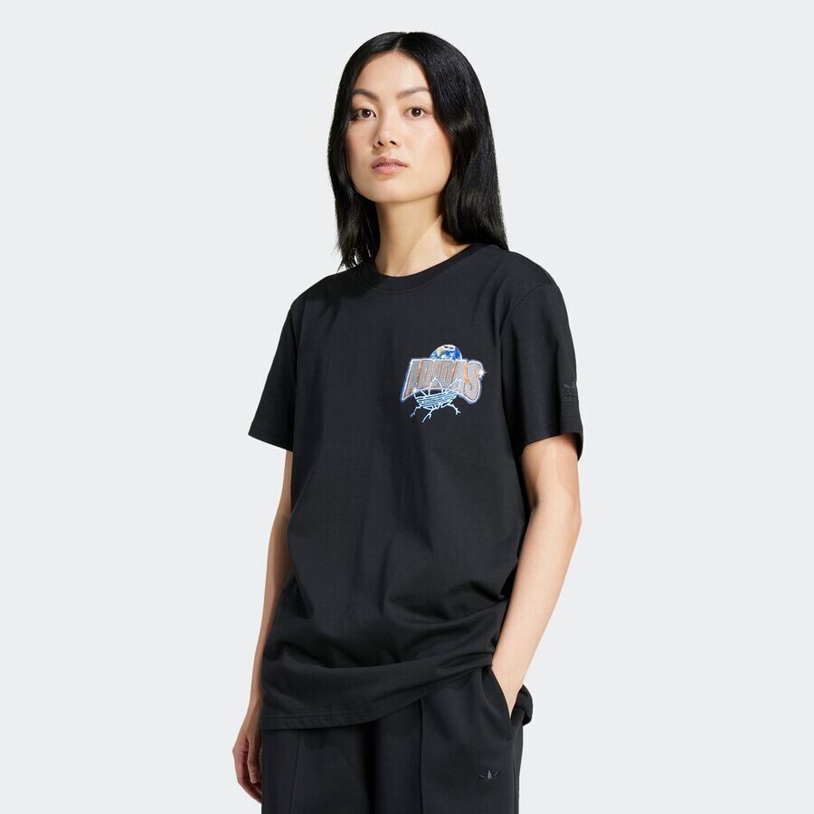 

Футболка с рисунком adi Records adidas Originals, цвет black