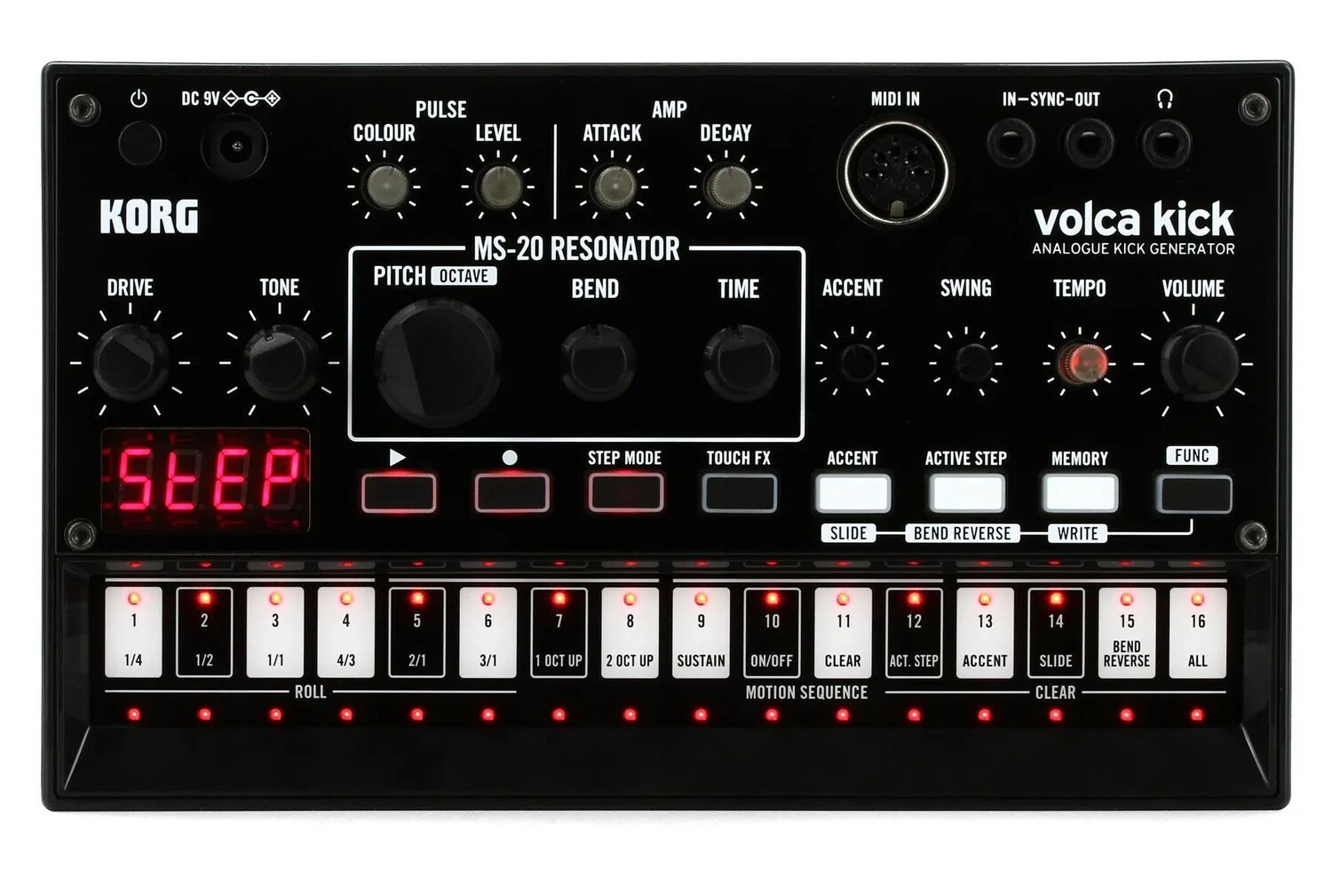 

Korg Volca Kick Аналоговый бас/генератор бас-басов