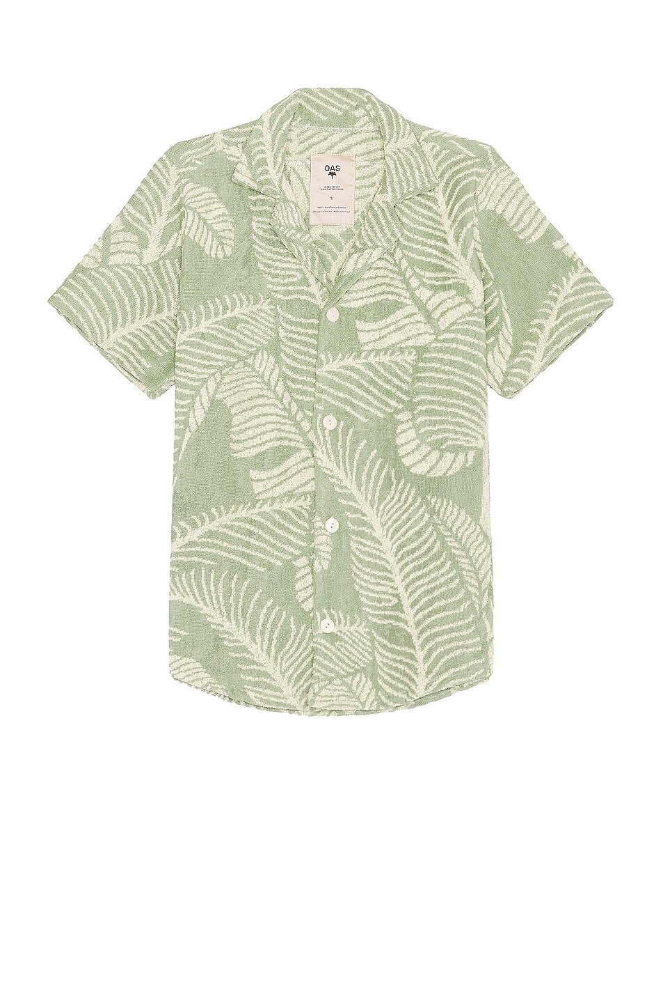 

Рубашка Oas Banana Leaf Cuba Terry, зеленый