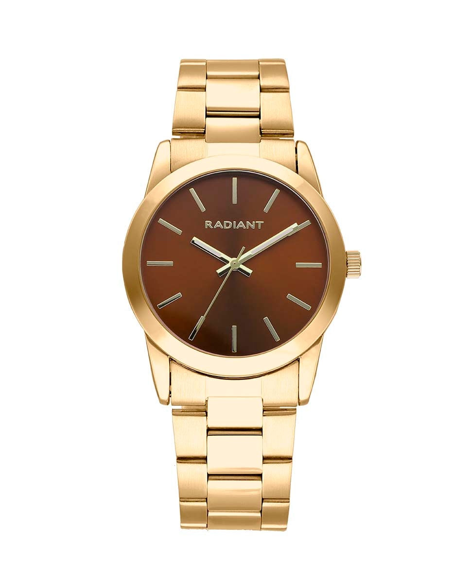 цена Женские часы Basic 36 RA594204 из стали с золотым ремешком Radiant, золотой