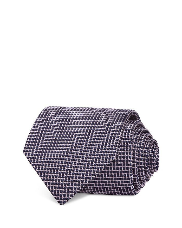

Шелковый классический галстук в мелкую клетку Zegna