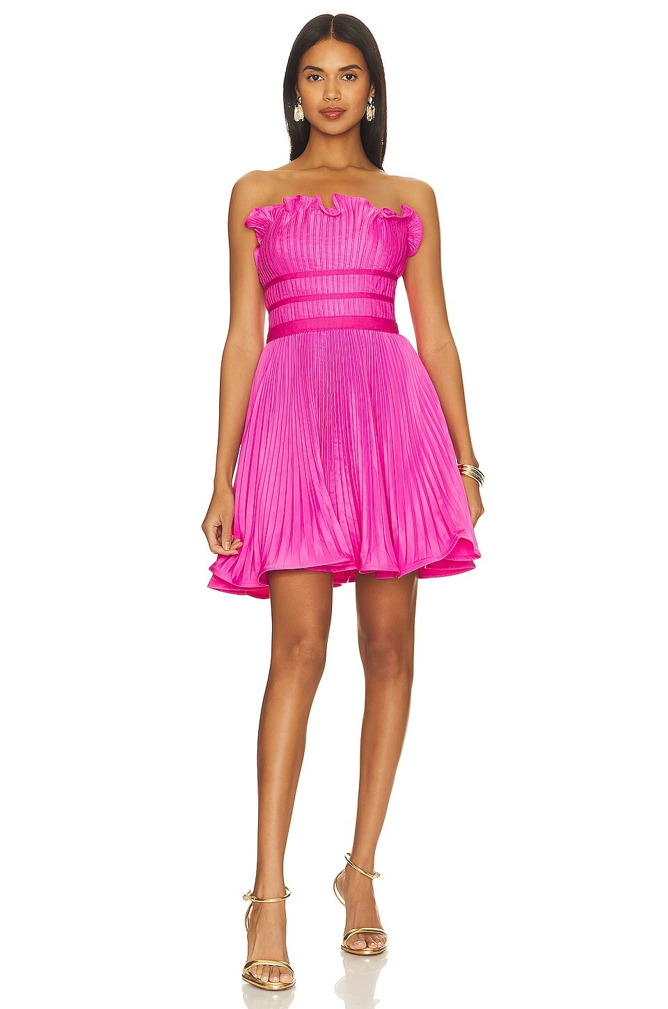 

Платье мини AMUR Lorena Strapless, цвет Rosey