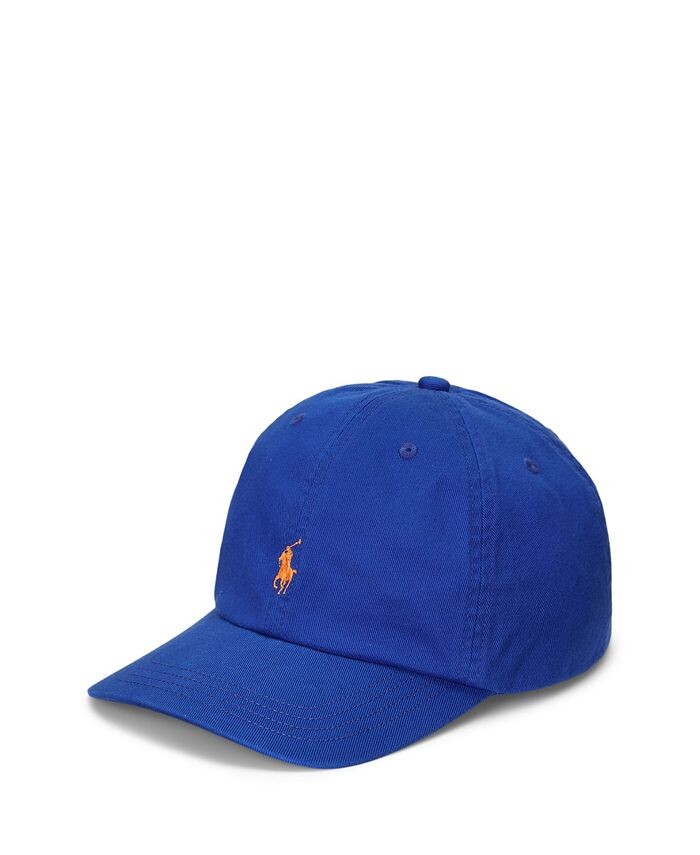

Хлопковая бейсболка чинос Big Boys Polo Ralph Lauren, синий