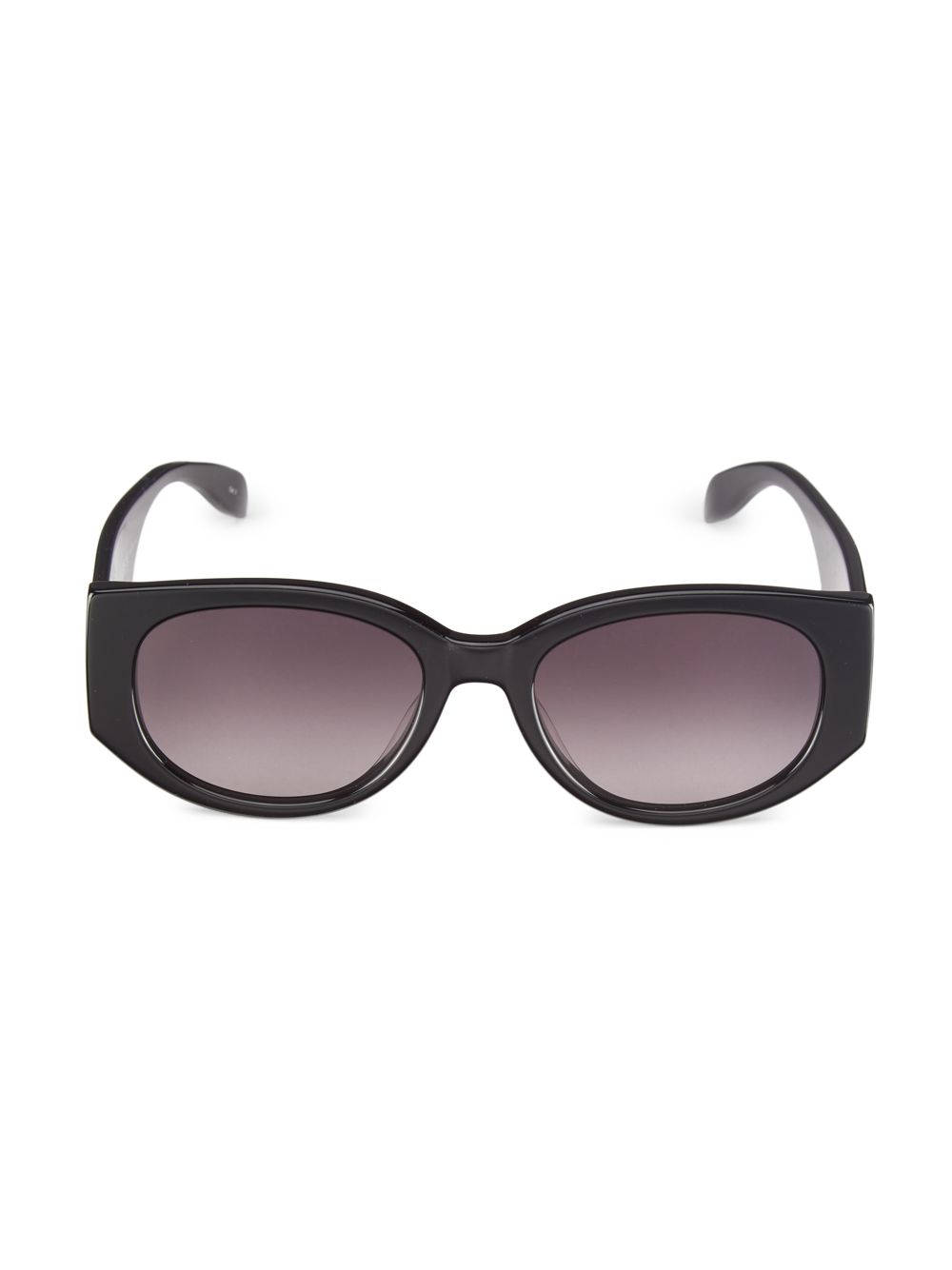 Овальные солнцезащитные очки Graffiti 54MM Alexander McQueen, черный солнцезащитные очки masao gabrielle 54mm casablanca черный