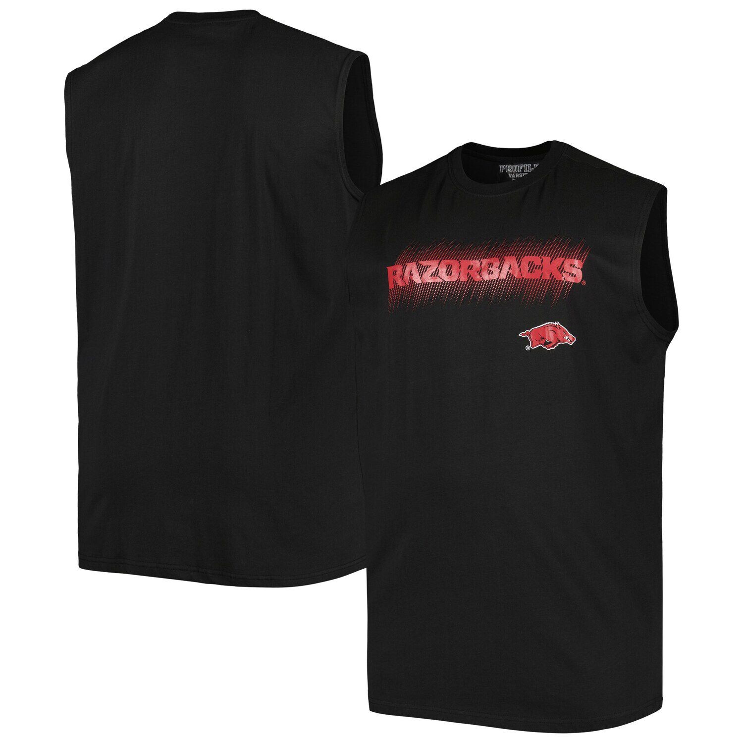 

Мужская черная майка Arkansas Razorbacks Big & Tall