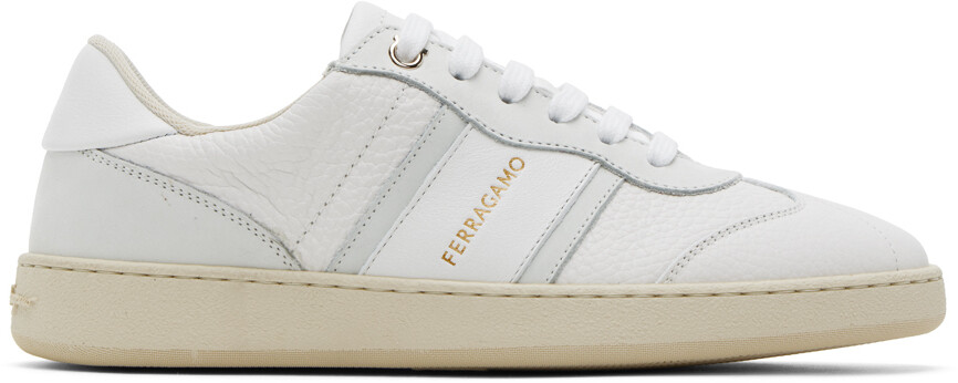 

Белые кроссовки Ferragamo Achille 1