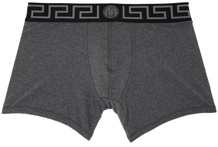 

Серые боксеры Greca Versace Underwear