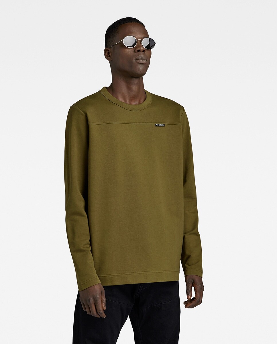 

Мужская футболка с надписью «Твитер» на груди G-Star Raw, зеленый