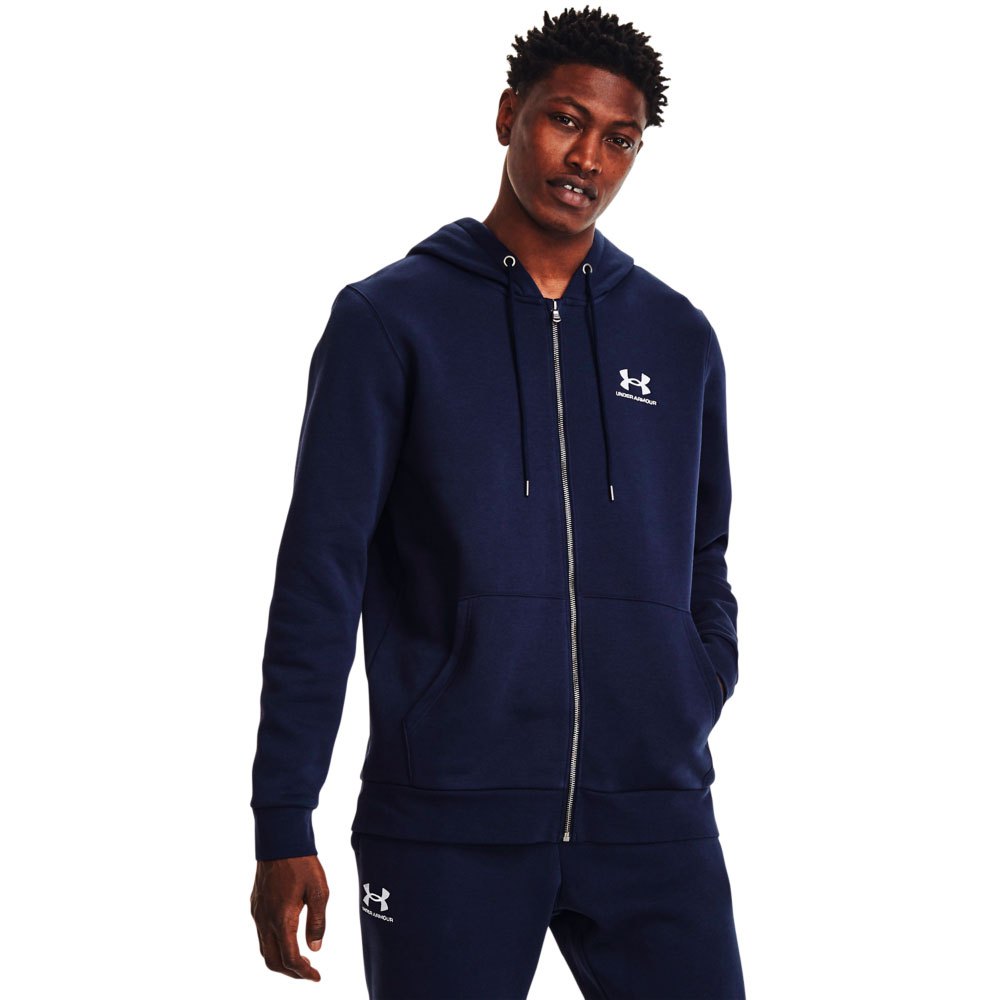 

Толстовка Under Armour Essential Fleece Full Zip, синий