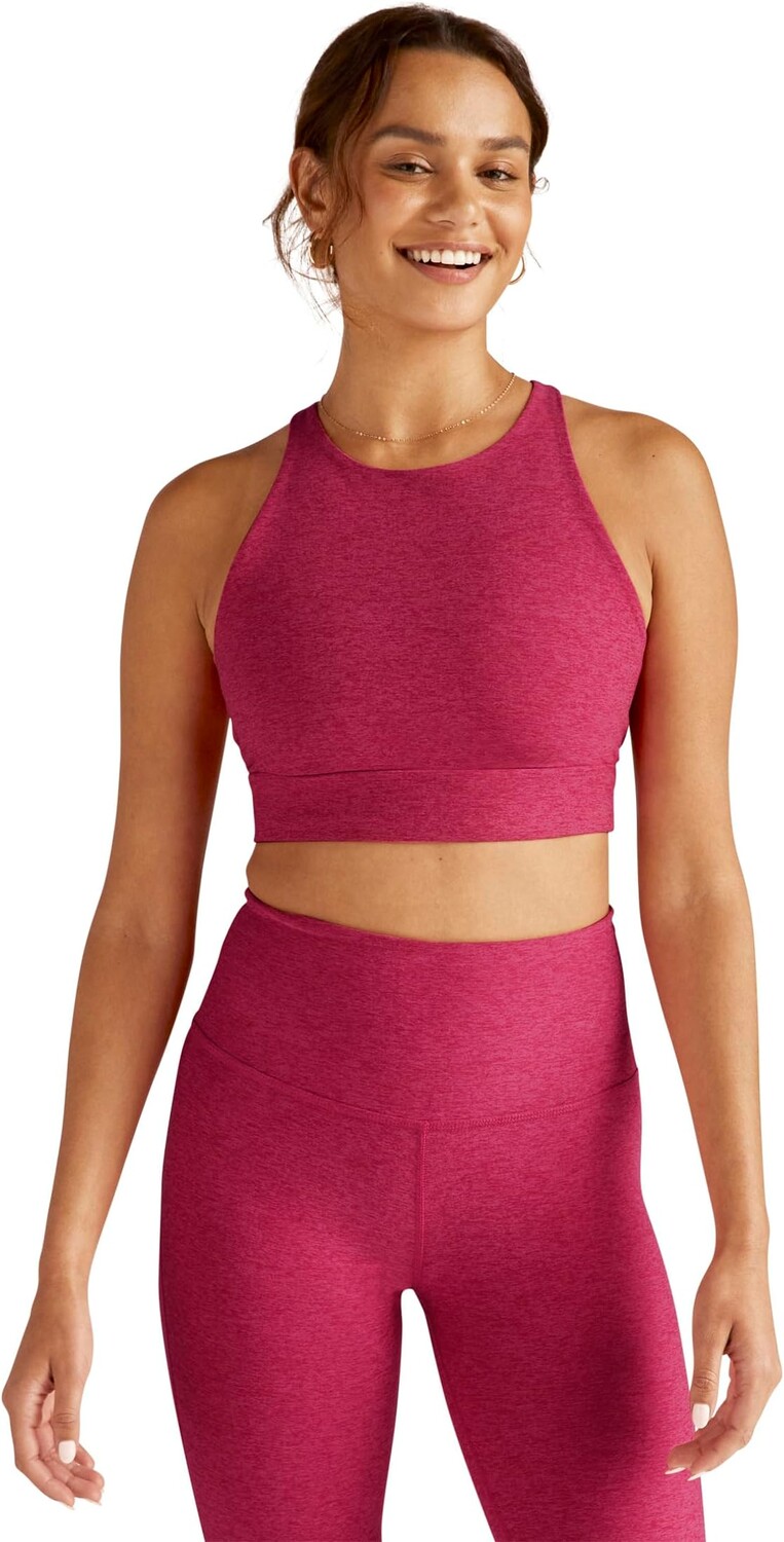 

Длинный бюстгальтер Spacedye Enlighten Beyond Yoga, цвет Cranberry Heather