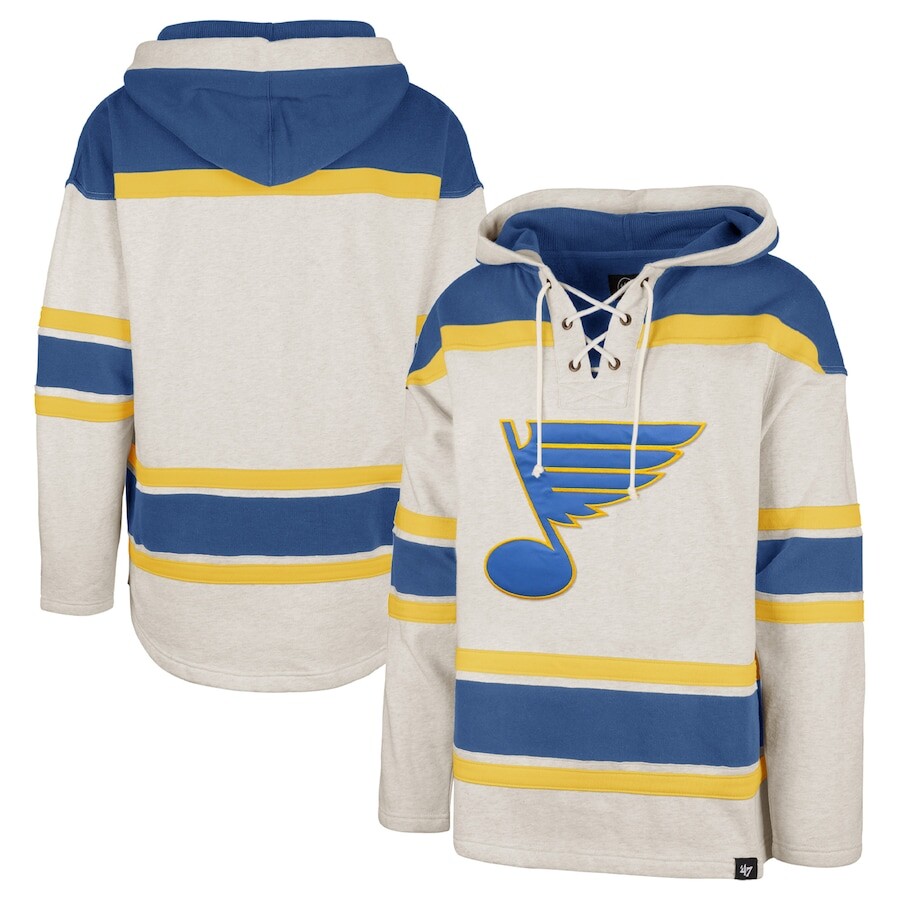 

Пуловер с капюшоном 47 St Louis Blues, серый
