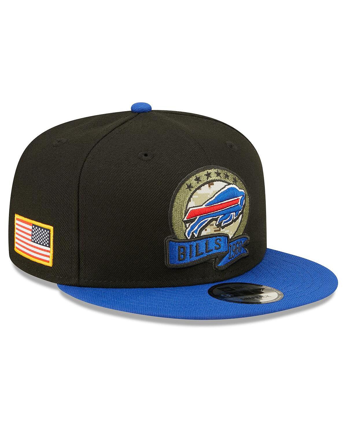 

Мужская черная шляпа Snapback Royal Buffalo Bills 2022 Salute To Service 9FIFTY New Era