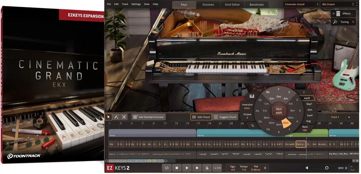 

Расширение Toontrack Cinematic Grand EKX для EZkeys 2